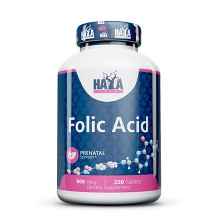 HAYA LABS – Folic Acid 800mcg / 250 Tabs - vásárlás, ár, rendelés online