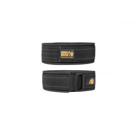  Gorilla Wear 4 INCH NYLON LIFTING BELT - BLACK/GOLD - vásárlás, ár, rendelés online