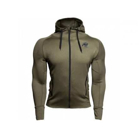 BRIDGEPORT ZIPPED HOODIE - ARMY GREEN - vásárlás, ár, rendelés online