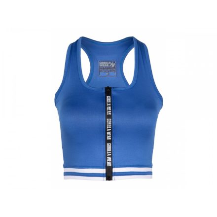 MESA ZIP FRONT CROP TOP - BLUE - vásárlás, ár, rendelés online