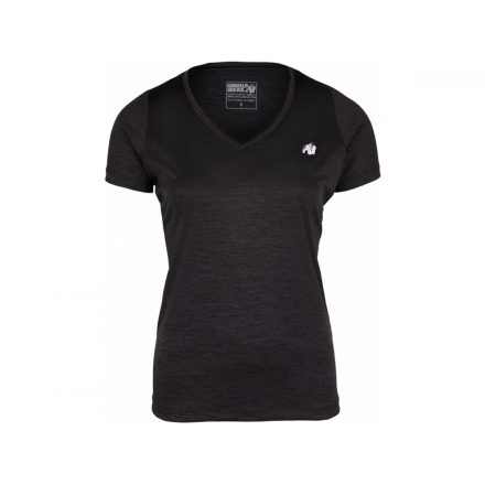 ELMIRA V-NECK T-SHIRT - BLACK - vásárlás, ár, rendelés online