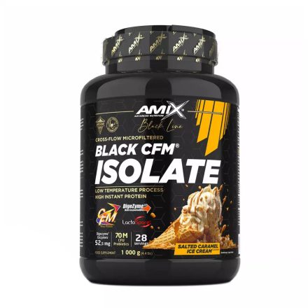 AMIX BLACK LINE BLACK CFM ISOLATE - TEJSAVÓFEHÉRJE IZOLÁTUM 1000 G - vásárlás, ár, rendelés online