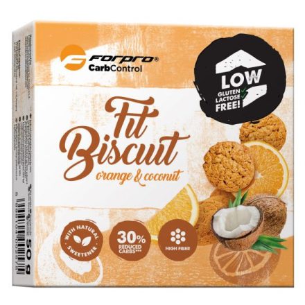 FORPRO FIT BISCUIT ORANGE-COCONUT 50G - vásárlás, ár, rendelés online