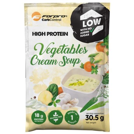 FORPRO HIGH PROTEIN SOUP VEGETABLES CREAM - 30,5 G - vásárlás, ár, rendelés online