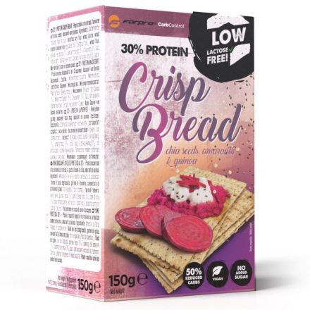 FORPRO 30% PROTEIN CRISP BREAD - CHIA SEEDS, AMARANTH & QUINOA - 150G - vásárlás, ár, rendelés online