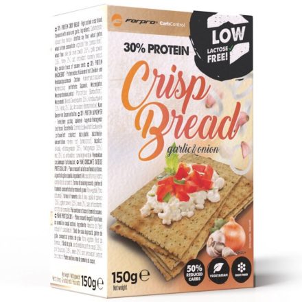 FORPRO 30% PROTEIN CRISP BREAD - GARLIC & ONION - 150G - vásárlás, ár, rendelés online