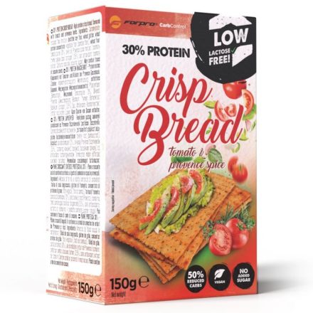 FORPRO 30% PROTEIN CRISP BREAD - TOMATO & PROVENCE SPICE - 150G - vásárlás, ár, rendelés online