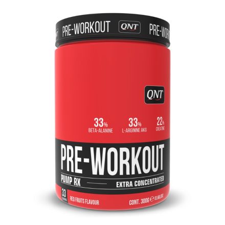 QNT PRE-WORKOUT PUMP-RX 300G - RED FRUIT - vásárlás, ár, rendelés online