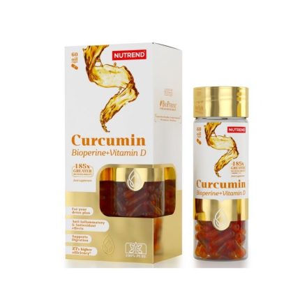 Nutrend Curcumin + Bioperine + Vitamin D – 60 kapszula - vásárlás, ár, rendelés online