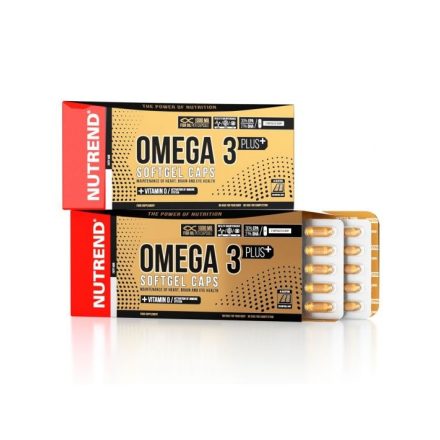 Nutrend Omega 3 Plus Softgel Caps – 120 kapszula - vásárlás, ár, rendelés online