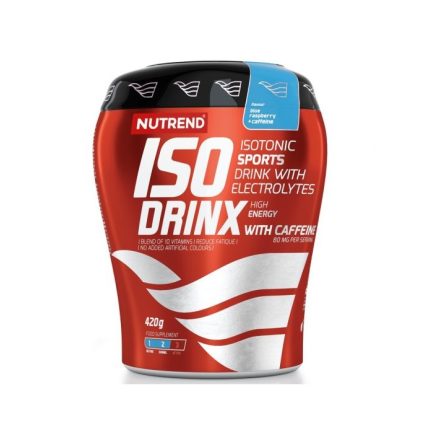 Nutrend Isodrinx 420g with caffein blue raspberry - vásárlás, ár, rendelés online