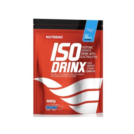 Nutrend Isodrinx 1000g with caffein blue raspberry - vásárlás, ár, rendelés online