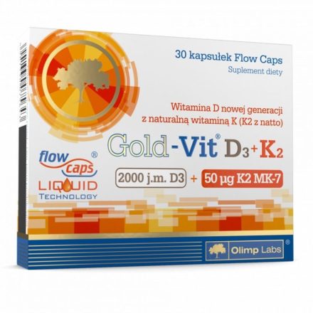 Olimp Gold-Vit D3+K2 vitamin 30 kapszula - vásárlás, ár, rendelés online