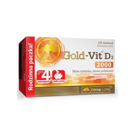 Olimp Gold-Vit D3 2000 – 120 tabletta - vásárlás, ár, rendelés online