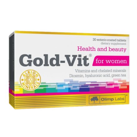 OLIMP LABS GOLD-VIT FOR WOMEN VITAMIN – 30 TABLETTA - vásárlás, ár, rendelés online