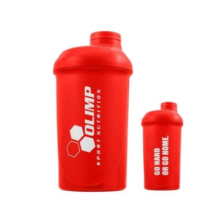 OLIMP “GO HARD OR GO HOME” Shaker 500ml – red - vásárlás, ár, rendelés online