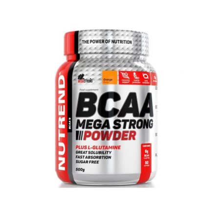 Nutrend BCAA Mega Strong Powder – 500 g - vásárlás, ár, rendelés online