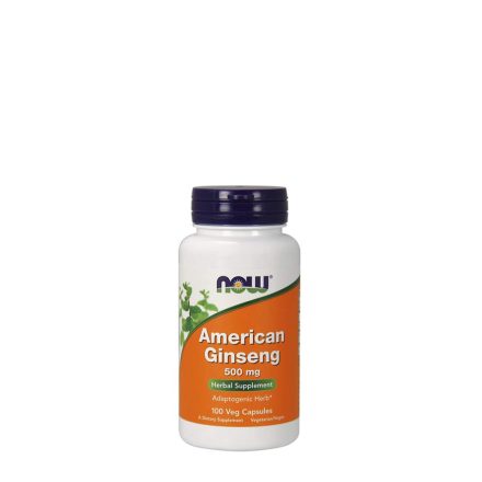 NOW FOODS - AMERIKAI GINZENG 500 MG KAPSZULA - AMERICAN GINSENG (100 VEG KAPSZULA) - vásárlás, ár, rendelés online