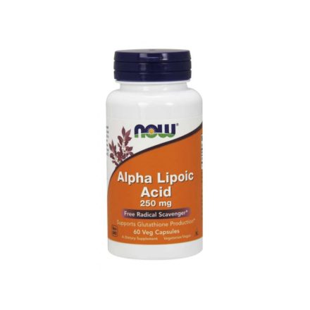 NOW - Alpha lipoic acid, 250 mg, 60 vegetáriánus kapszula - vásárlás, ár, rendelés online