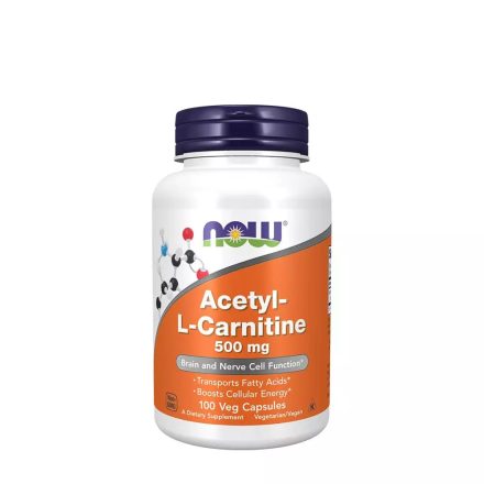 NOW FOODS ACETIL-L-KARNITIN 500 MG NÖVÉNYI (100 VEG KAPSZULA) - vásárlás, ár, rendelés online