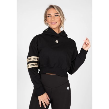 Tracey Cropped Hoodie - Black - vásárlás, ár, rendelés online