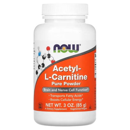 NOW Foods, Acetyl-L-Carnitine 3fl. oz 85g - vásárlás, ár, rendelés online