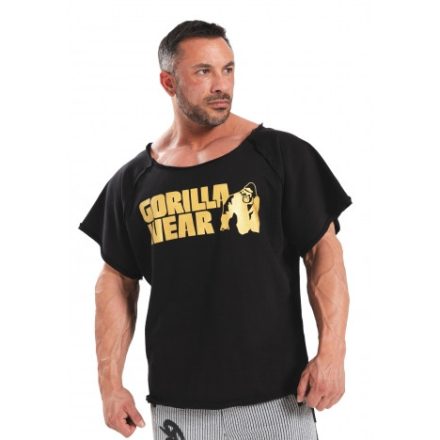 CLASSIC WORKOUT TOP - BLACK-GOLD