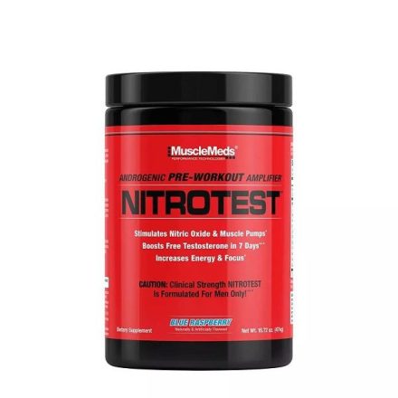 MUSCLEMEDS - NITROTEST - EDZÉS ELŐTTI PÖRGETŐ TESZTOSZTERONFOKOZÓ HATÁSSAL - 468 G - vásárlás, ár, rendelés online