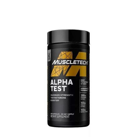 Muscle Tech Alpha Test EU 120 Capsules 120 Kapszula - vásárlás, ár, rendelés online