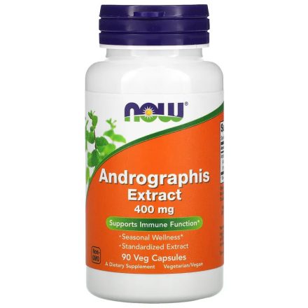 NOW Foods - Andrographis Extract, 400 mg, 90 Veg Capsules - vásárlás, ár, rendelés online