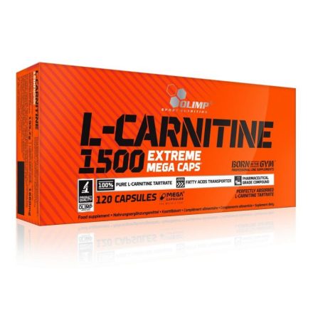 Olimp L-CARNITINE 1500 Extreme Mega Caps® zsírégetõ 120 kapszula  - vásárlás, ár, rendelés online