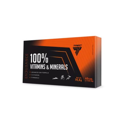 Trec Nutrition - 100% Vitamins & Minerals - 60 kapsz. - Vitamin és ásványianyag állóképességi sportolóknak